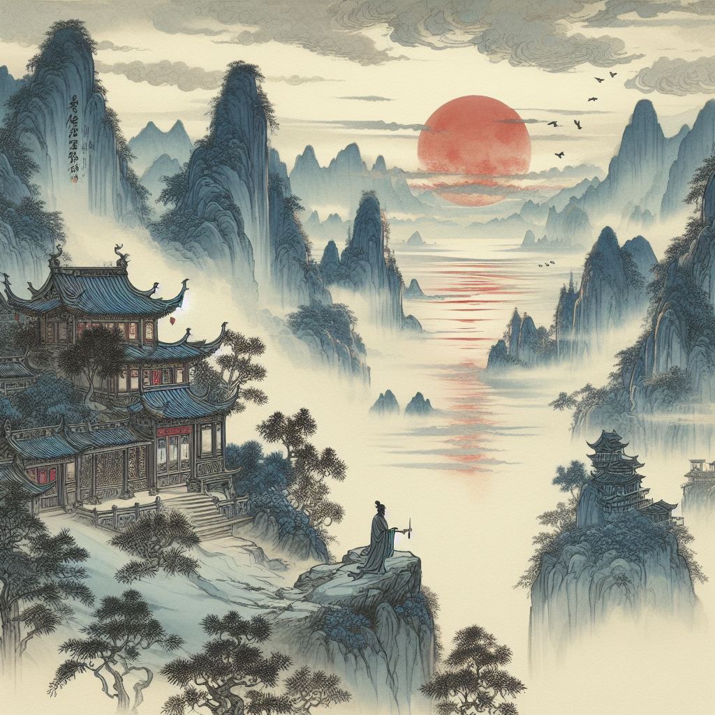 书剑时将晚，丘园日已暮。 Poster