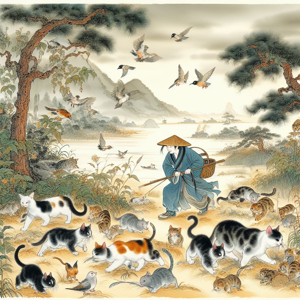 墉集欺猫鼠，林藏逐雀鹯。 Poster
