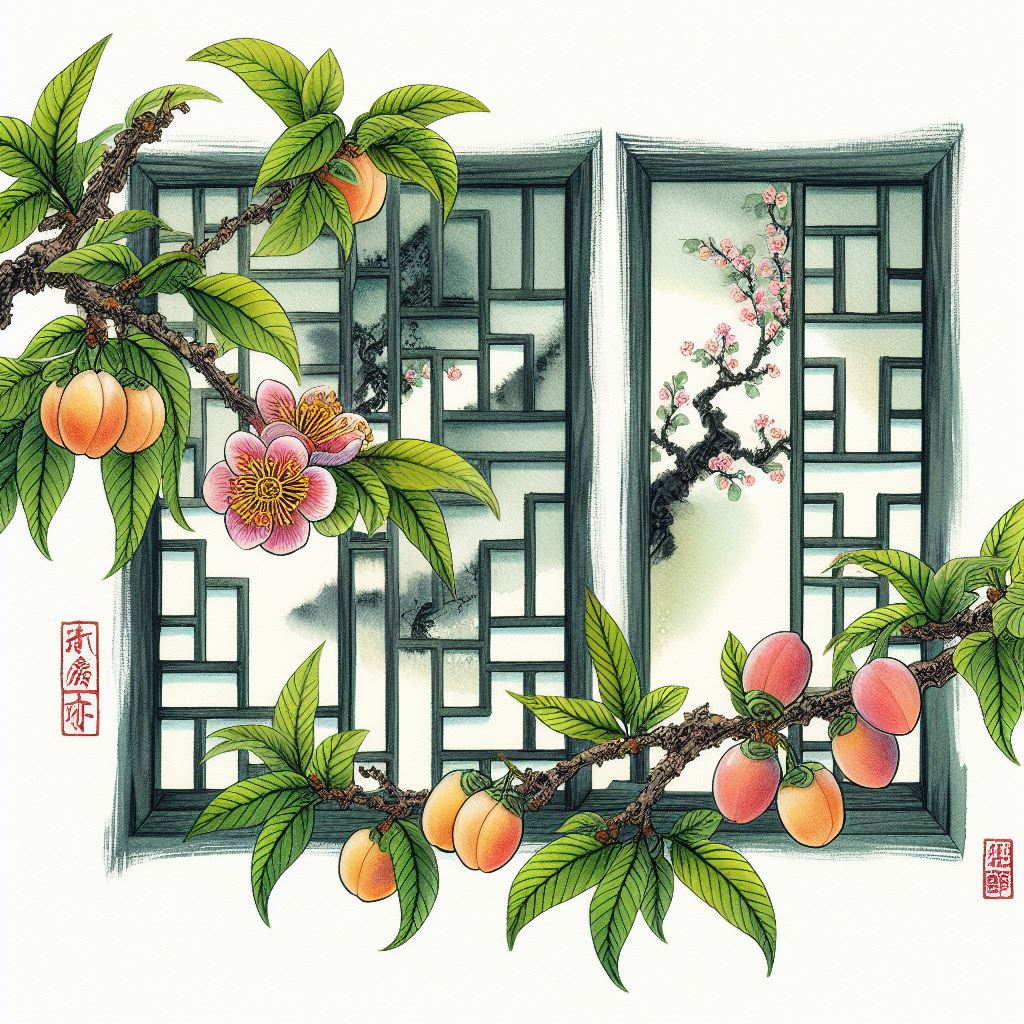 梅子留酸软齿牙，芭蕉分绿与窗纱。 Poster