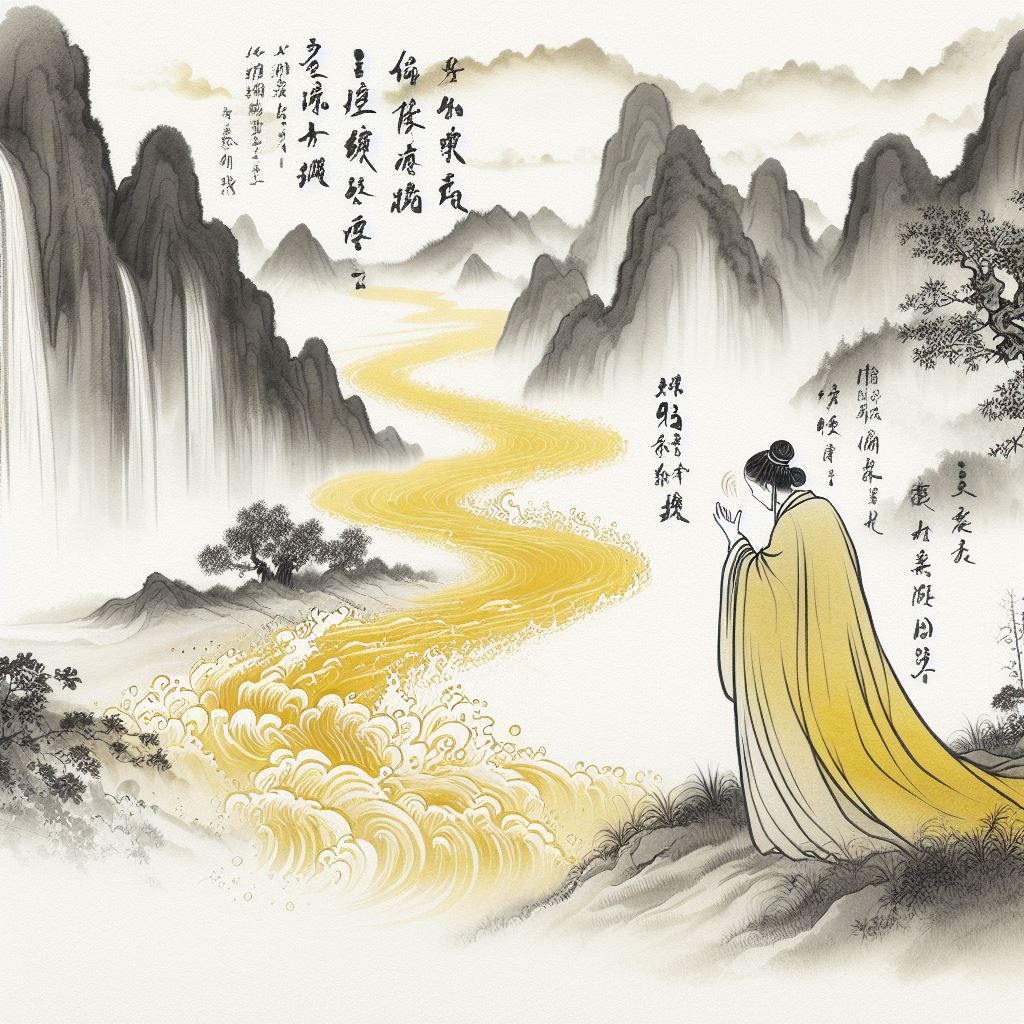 不闻爷娘唤女声，但闻黄河流水鸣溅溅。 Poster